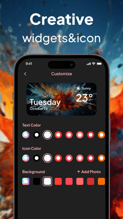 Photo Widgets - Icons themes Screenshot