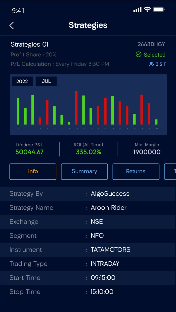 AlgoSuccess - Algo Trading App