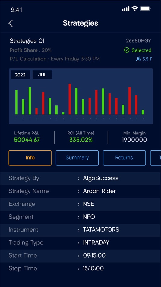 #5. AlgoSuccess - Algo Trading App (iOS) 由: Coretus Technologies Private Limited
