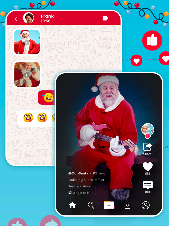 Talking Santa-Xmas Dub Videos