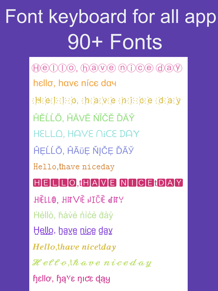 fonts for iphones™