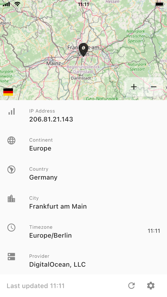 #2. IP Locator App (iOS) 由: Marlon Trotzinski