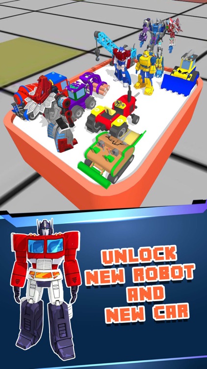 Robot Car Monster Color Battle screenshot-5