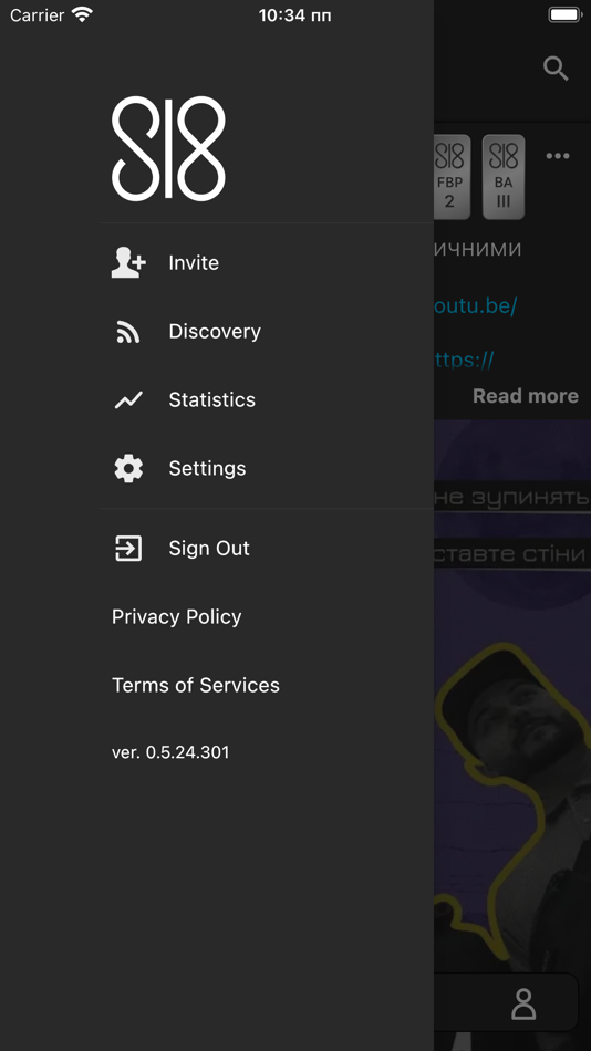 #2. Sl8 Social Platform (iOS) Por: Cassator Corp.
