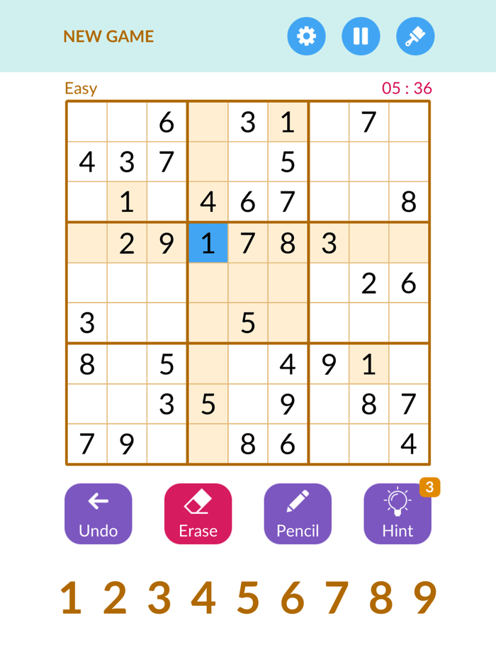 SudokuBrain Puzzle Game