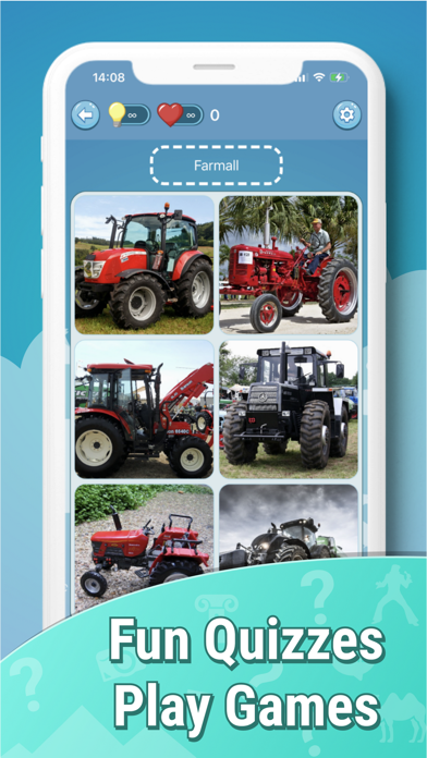 Tractors quiz guess truck farm Screenshot