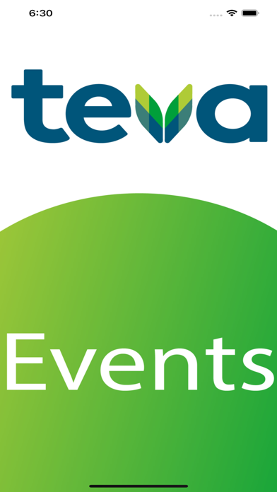 Teva Pharmaceutical Events Screenshot