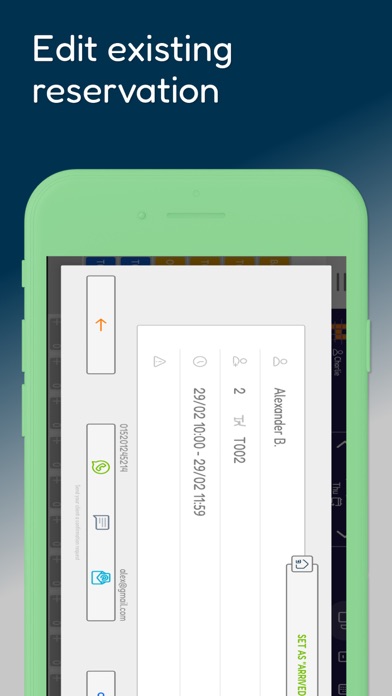 Restaurant Reservation Planner Screenshot