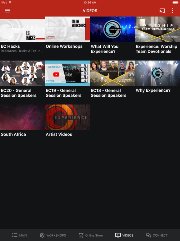 Experience Conference iPad screenshot 3 - Lifestyle app