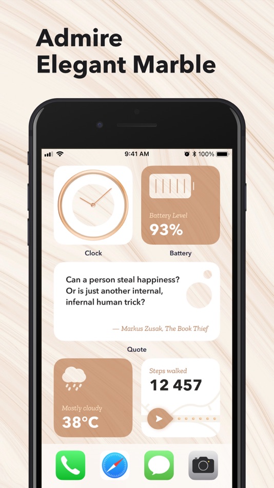 #6. WiGet - Cool Widgets & Themes (iOS) By: Mikita Dzidzenka