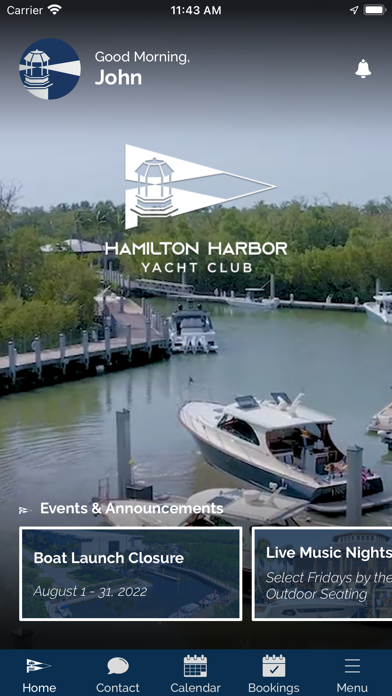 Hamilton Harbor Yacht Club Screenshot