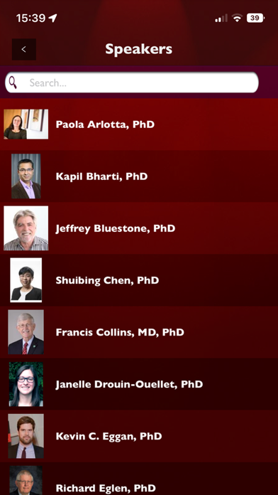 The NYSCF Conference Screenshot