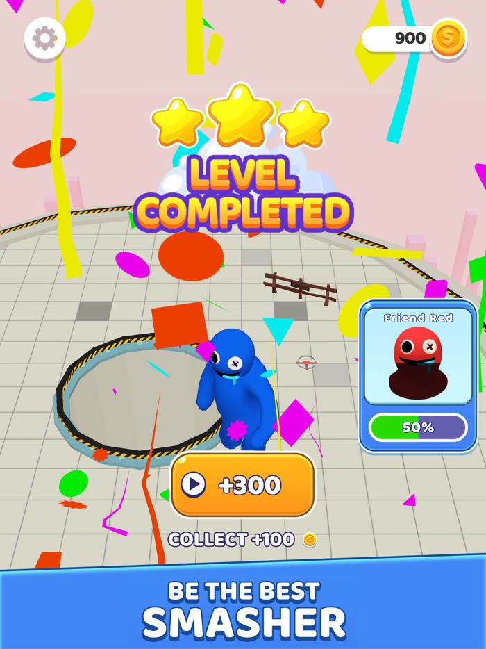 Smashers io Blue Monster