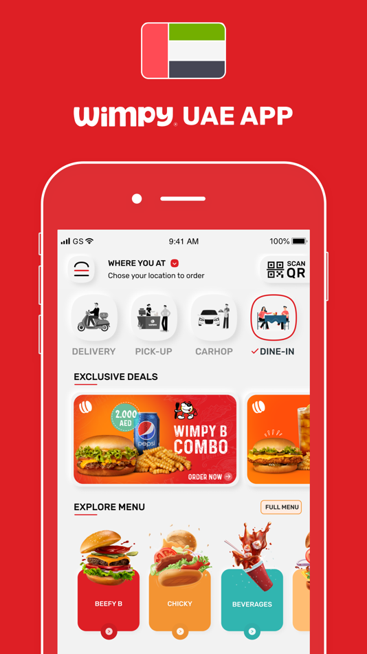 Wimpy UAE: Order burgers - 2.5.1 - (iOS)
