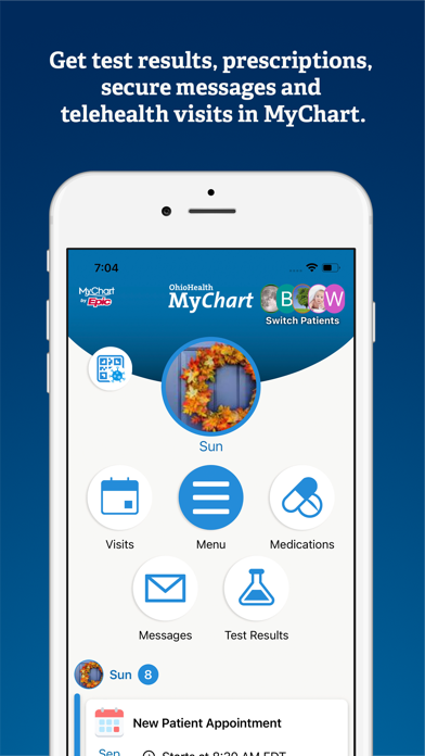 OhioHealth Screenshot