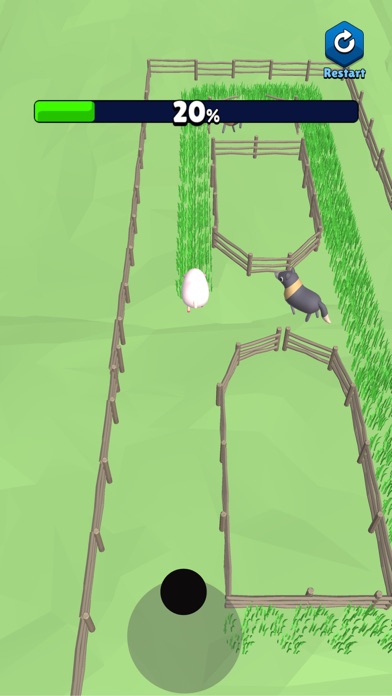 Sheep and Wolves - Casual Game Screenshot