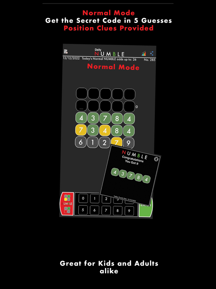 NUMBLE  Daily Mastermind