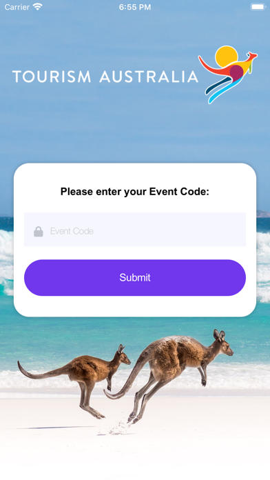 Tourism Australia Events Screenshot