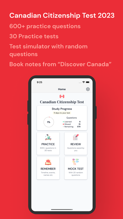 Canadian Citizenship Test+2023 Screenshot