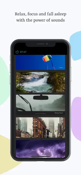 Game screenshot Relaxation sounds, White noise mod apk