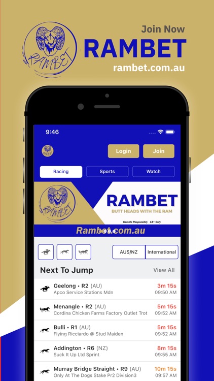 RamBet by Robert munn bookmaking pty ltd