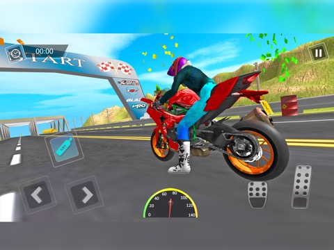 Highway Traffic Bike Games 3Dのおすすめ画像3