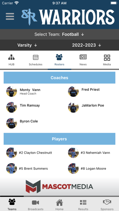 Seven Rivers Athletics Screenshot