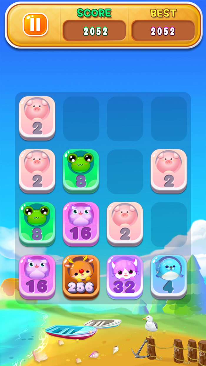 2048Number Puzzle Games