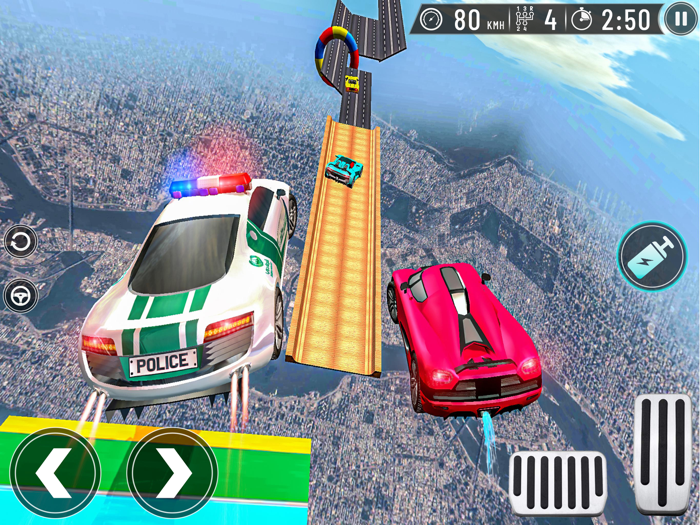 Police Car Stunt Driving Game