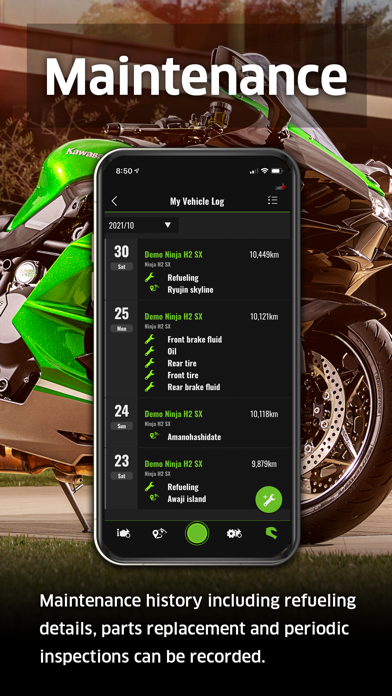 RIDEOLOGY THE APP KawasakiSPIN Screenshot