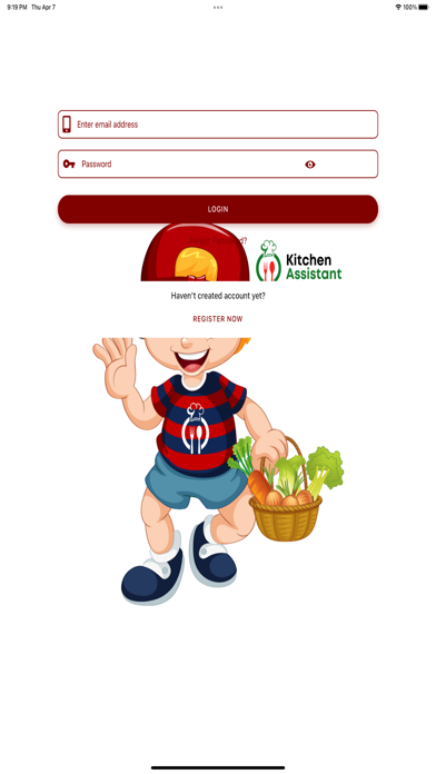Kitchen Assistant Mobile Screenshot