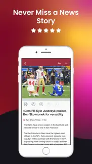 49ers unofficial news & videos iphone screenshot 1