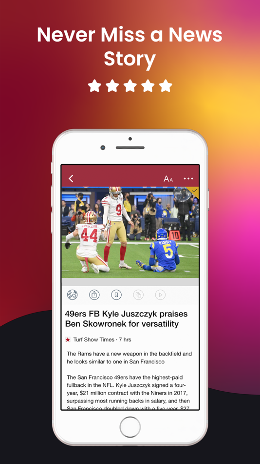 49ers Unofficial News & Videos - 4.0.10 - (iOS)