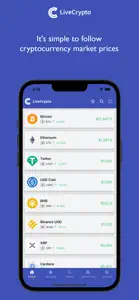 Live Crypto screenshot #1 for iPhone