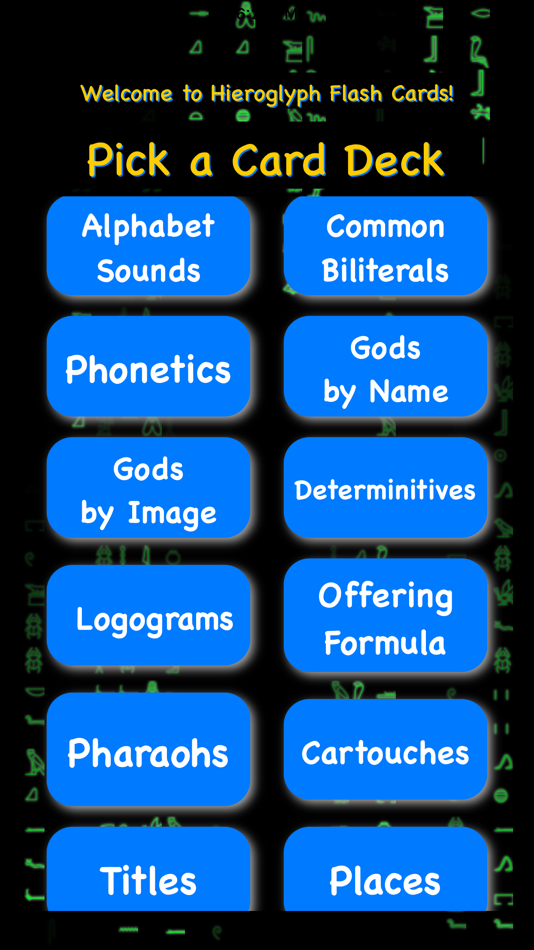 Hieroglyph FlashCards - 1.09 - (iOS)