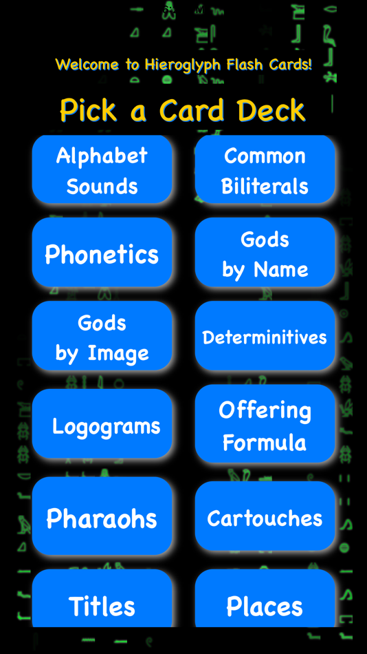 #1. Hieroglyph FlashCards (iOS) 由: Aviametrix, LLC