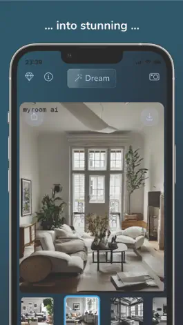 Game screenshot myroom.ai - Interior Design apk
