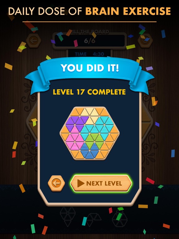 Screenshot #6 pour Woody Poly Block Hexa Triangle