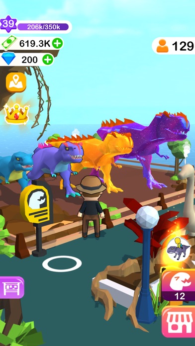 Dino Tycoon - 3D Building Game Screenshot