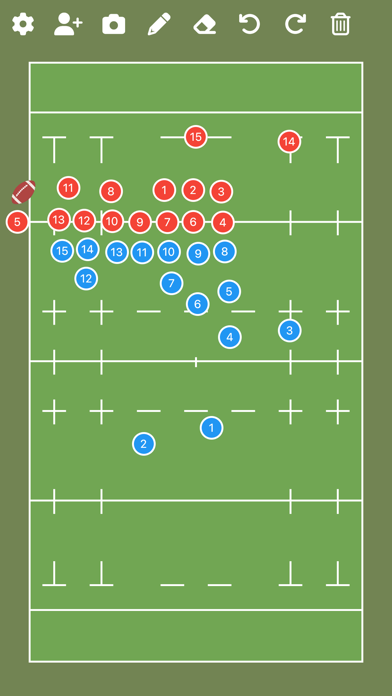 Rugby Tactic Board Screenshot