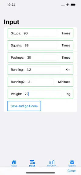 Game screenshot Exercise Records apk