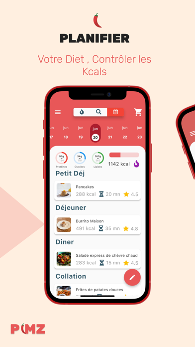Pimz - Nutrition & Santé Screenshot