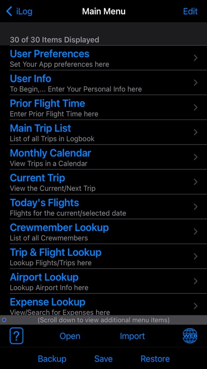 iLog Aviation Logbook