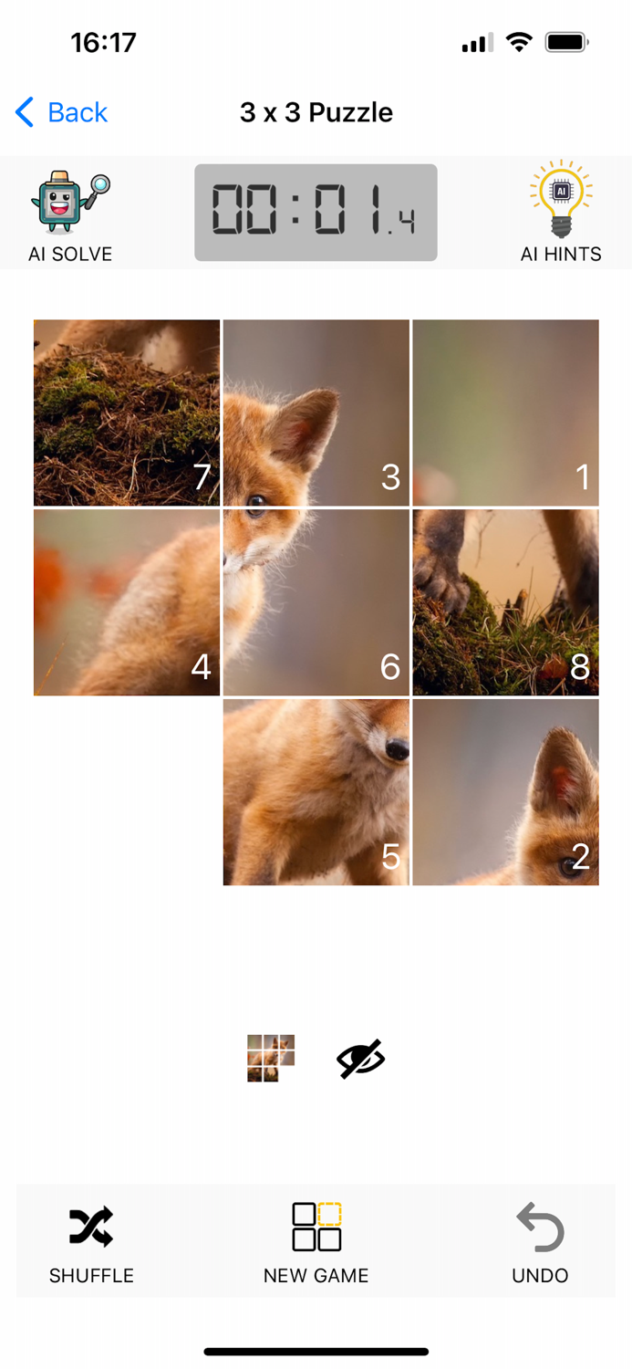 Sliding Puzzle AI Solver