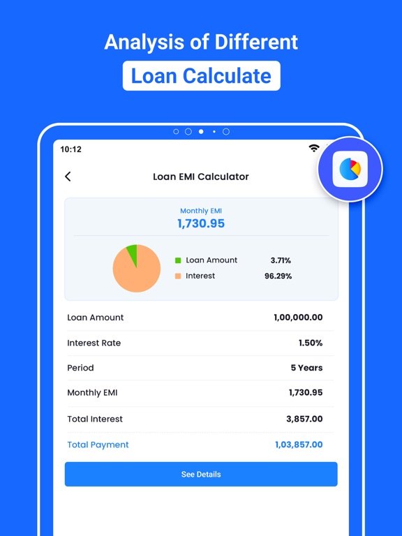 Instant Loan EMI Calculatorのおすすめ画像5