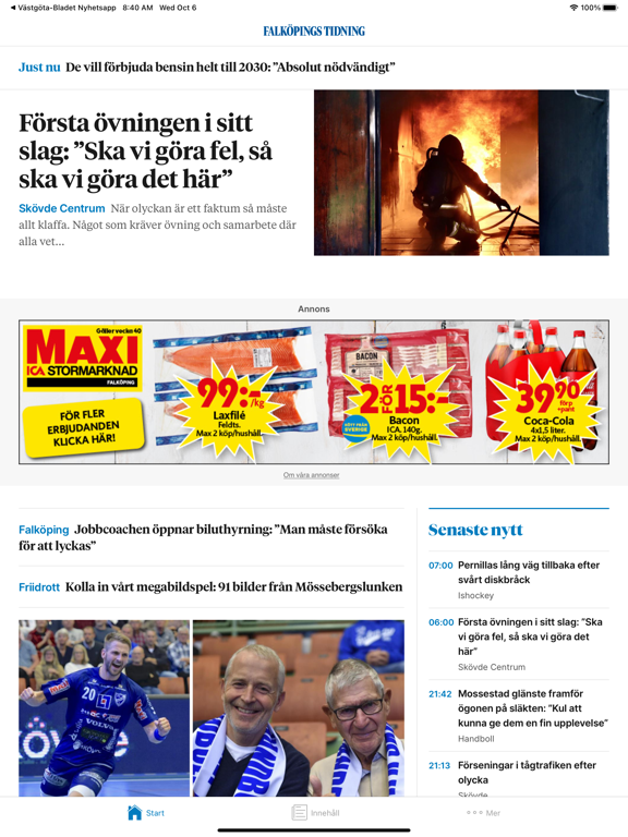 Falköpings Tidnings Nyhetsappのおすすめ画像1