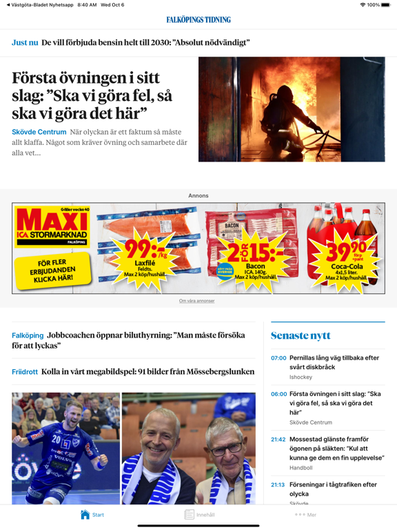 Screenshot #4 pour Falköpings Tidnings Nyhetsapp