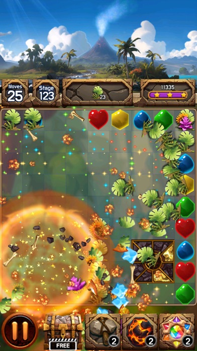 Jewel Dino World Screenshot