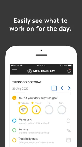Game screenshot Live Train Eat Fitness apk