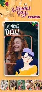 Women's Day Pip Photo Frame screenshot #3 for iPhone